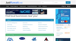 Desktop Screenshot of justkuwait.net