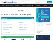 Tablet Screenshot of justkuwait.net